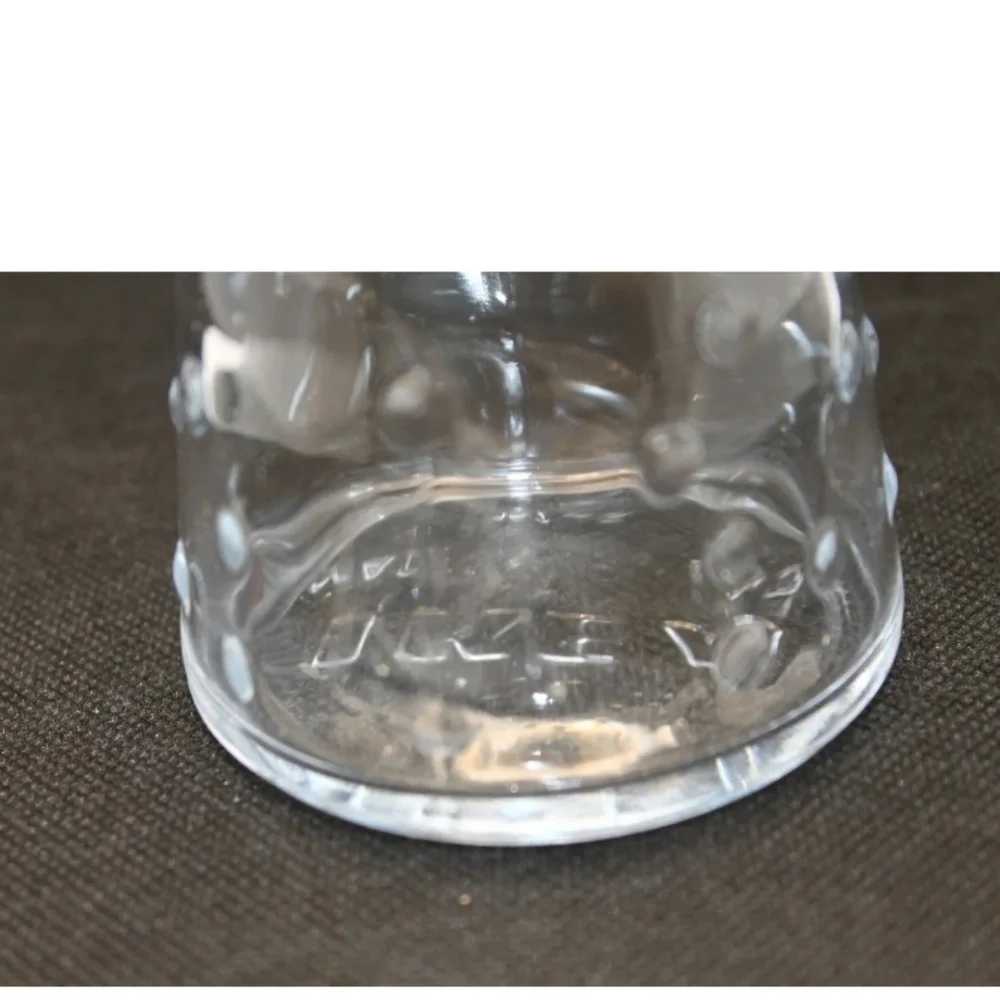 Ikea Emma Dafnas Clear Glass Vase Hobnail Pattern Poland 16795 7.25